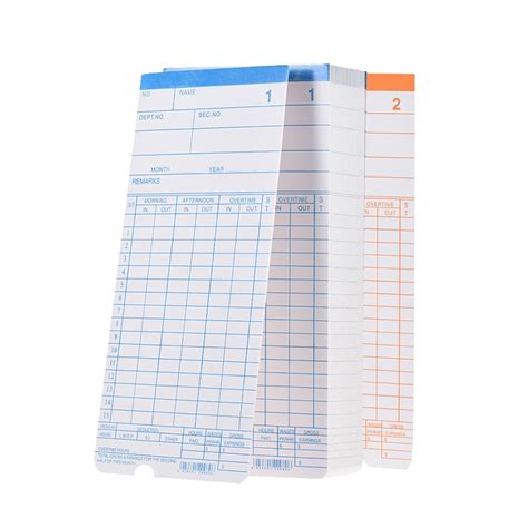 Image result for CSS Paper Time Card