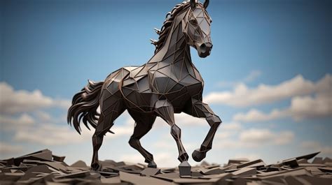 Horse in the sky | Premium AI-generated image
