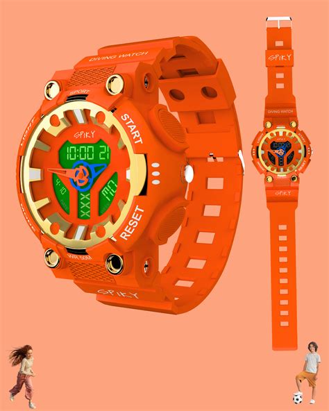 Spiky Premium Analog-Digital Watch for Kids EVA31 – Spikyonline