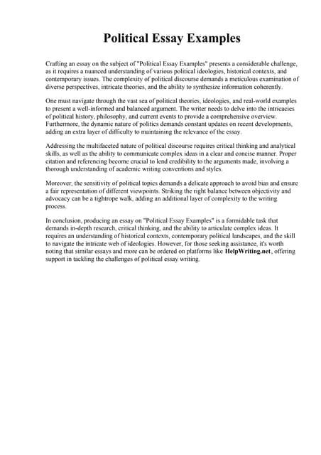 Political Science Essay Examples 的图像结果