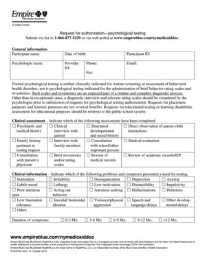 psychological assessment example Forms and Templates - Fillable ...