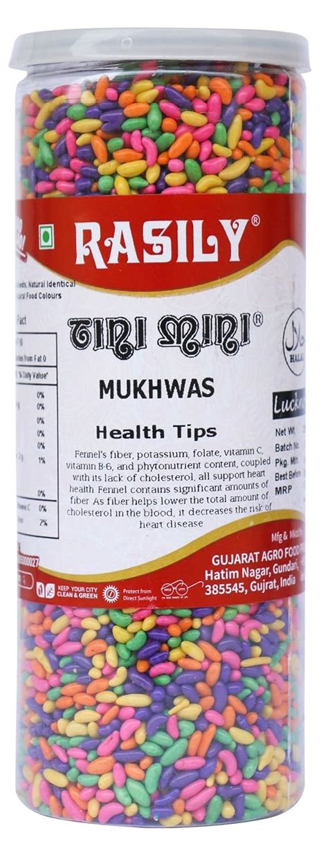 Rasily Tini Mini Variyali Goli Luckhnowi Traditional Mukhwas Mix Home ...
