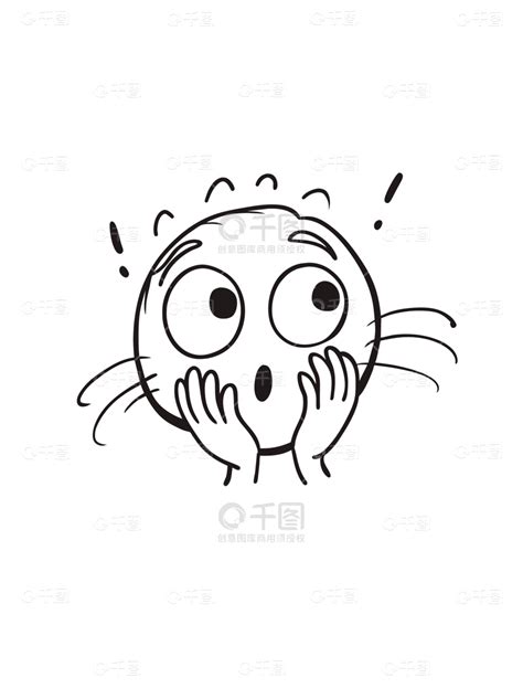 惊恐简笔画 的图像结果