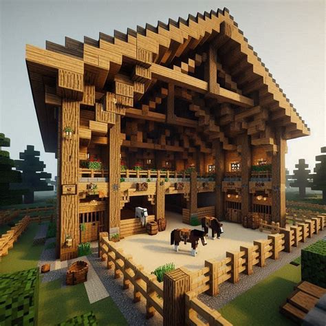 Cottagecore Barn Minecraft Tutorial 的图像结果