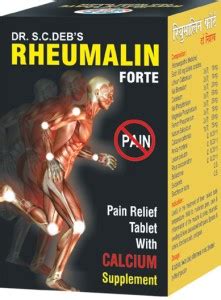 SCDHRL Rheumalin Forte Pain Relief Tablets with CALCIUM Tablets - Buy ...