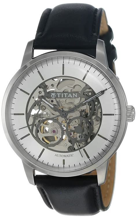 Titan Mechanical Analog Silver Dial Men's Watch-90110SL01 / 90110SL01 ...