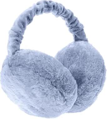 Buy Alexvyan Light Blue Foldable Earmuff Warmers for Girls Boys Warm ...