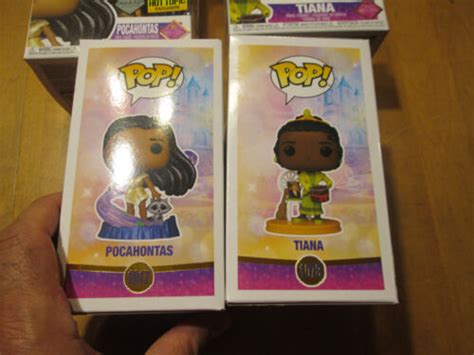 Buy Funko Pop DISNEY PRINCESS TIANA 1078 POCAHONTAS 1017 DIAMOND HOT ...