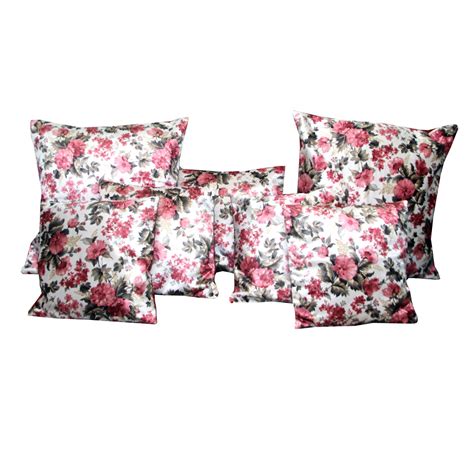 Kuber Industries 7 Piece Velvet Cushion Cover Set - 24" X 24", Multico ...