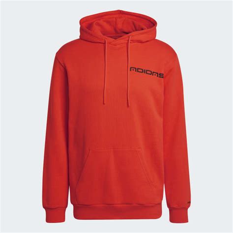 adidas Graphics Symbol Hoodie - Red | Free Shipping with adiClub