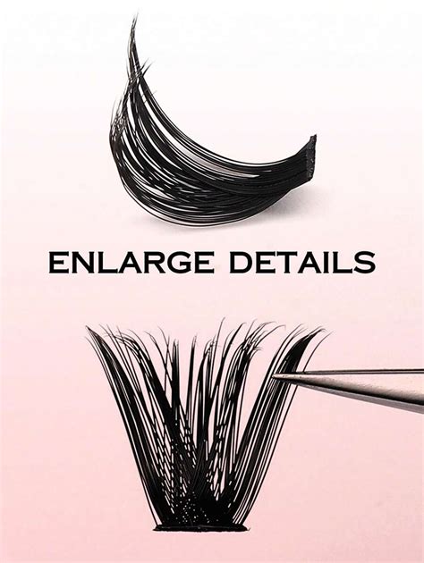 200 ciuffetti di estensioni ciglia finte di pelle di zibellino ...