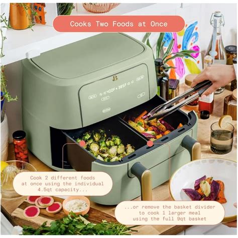 9QT TriZone Air Fryer – Touch-Activated Display by India | Ubuy