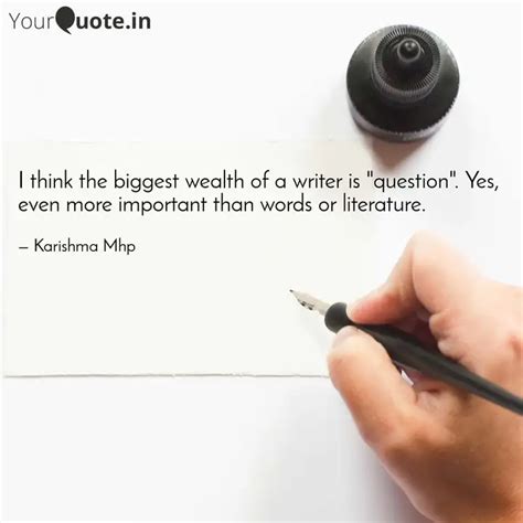I think the biggest wealt... | Quotes & Writings by Karishma Mhp ...