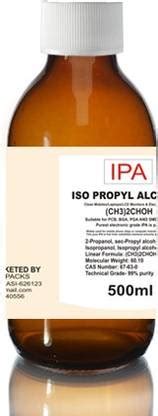 IPA 500ml Isopropyl Alcohol 99% for cleaner,cleaning solution for ...