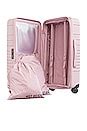 BEIS The Medium Check-In Roller in Atlas Pink | REVOLVE