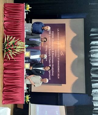 Induction Programme of PGDM (R&BA) and PGDM (LSCM) on 02.07.18| LBSIM