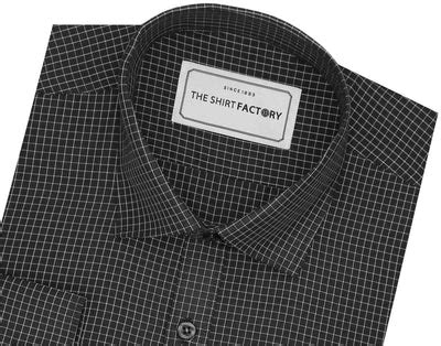 " Men's Check Shirts: Short & Long Sleeves | The Shirt Factory"