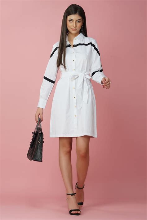 Buy Urban summer shirt dress from Label Anysa for Women Online
