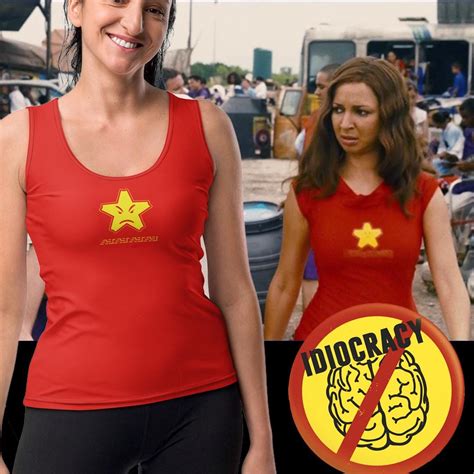 Idiocracy Rita Red Top Sublimation Cut & Sew Tank Top Maya Rudolph Mike ...