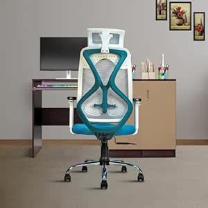 CELLBELL C190 Berlin Ergonomic Office Chair – High Back Mesh, 2D ...