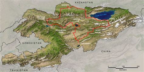Физическая карта тянь шань карта - Фото подборки 3