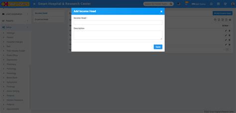 Finance - Smart Hospital : Hospital Management System by QDOCS