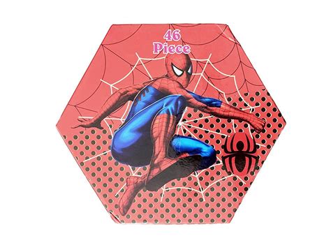 Tabu Toys World Spiderman Complete Coloring Box Set (46 Colors ...