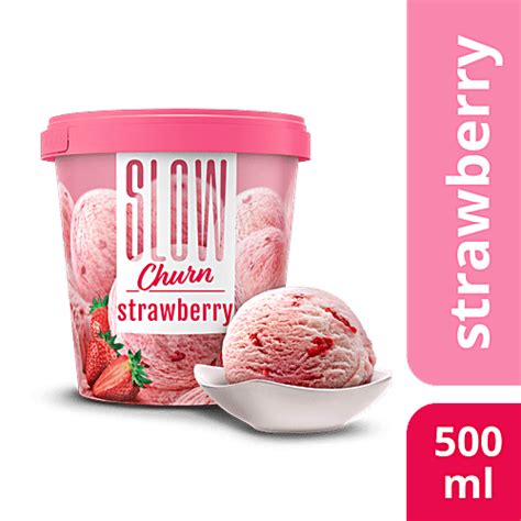 Buy Kwality Wall's Slow Churn Strawberry Ice Cream Online at Best Price ...