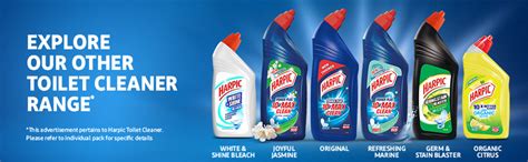 Harpic Disinfectant Toilet Cleaner Liquid, Marine - 1 Litre (Pack of 2 ...