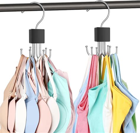 2 Pack Tank Top Hanger, Bra Hangers for Closet Organizer Max 36 Storage ...