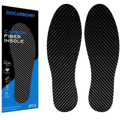 Carbon Fiber Insole 1 Pair Rigid Shoe Insert For Arthritis | Desertcart ...