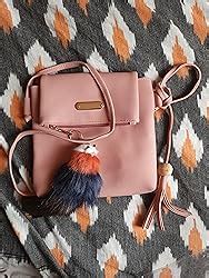 GLOSSY PU Sling Bag For Girls/Women - Pink : Amazon.in: Fashion