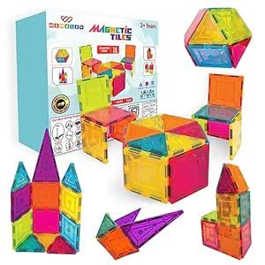 Wembley Magnetic Tiles for Kids|Magnetic Building Blocks for Kids 3 4 5 ...
