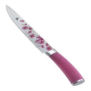 Buy Prestige Floral Stainless Steel Cooks Knife, Pink Online at Low ...