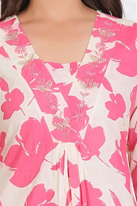 PURE SUPER COTTON 3-PIECE SUIT WITH DUPATTA (PINK) SNV – Odhani By SRN