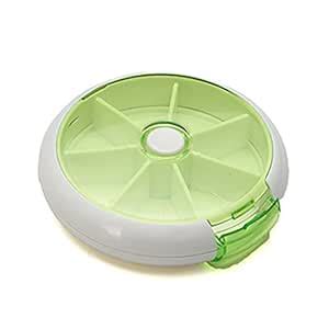 Generic Travel 7 Compartment Pill Box Medicine Rotation Holder ...