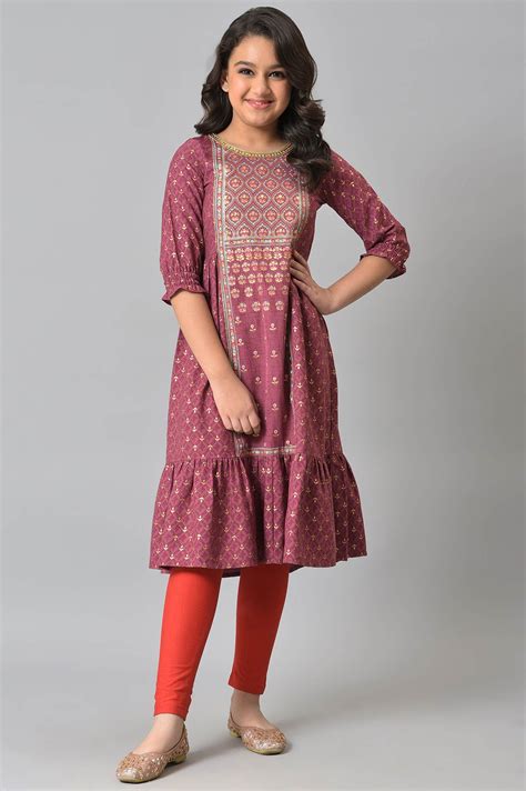 Buy Aurelia Girls Maroon Dress- Online for Woman | Shop for Aurelia