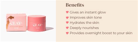 Clayco Hydrating Rice & Sake Sleep Mask 50 ML | Clay Face Mask for ...