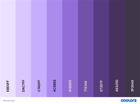 Purple Color Palette Challenge