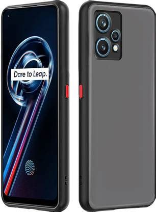 Moshking Back Cover for Realme 9 4G, Fashion Color Button | Smoke Case ...