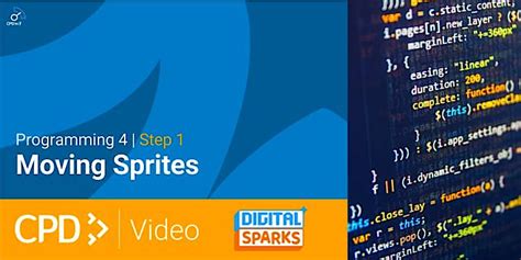Programming 4 | CPD in 3 Video | Moving Sprites in Scratch