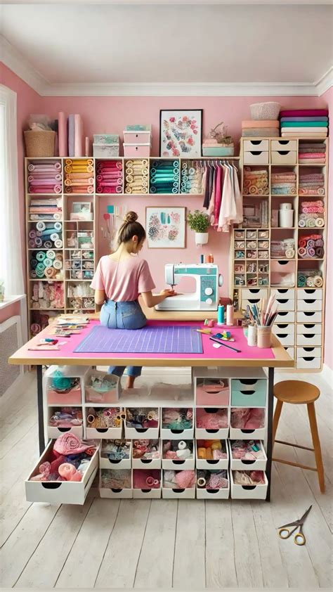 DIY Sewing Room Organization 的图像结果