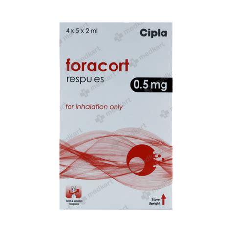 FORACORT 0.5 RESPULES 5 X 2 ML : View Price, Combination and ...