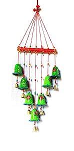 PPH Handcrafted Hand Painted Design Wind Chime Home Decor for Office ...