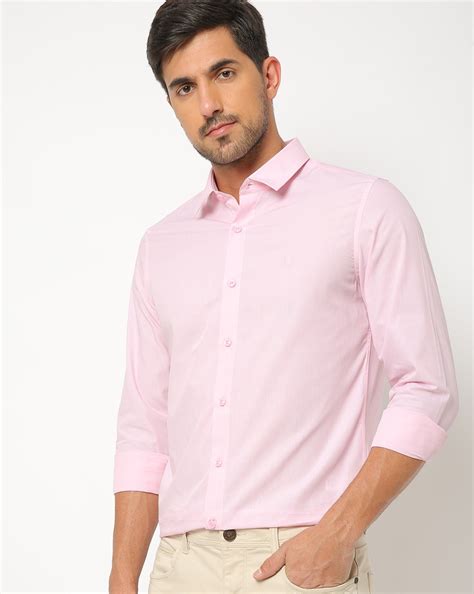 Buy formal shirt pink - In stock