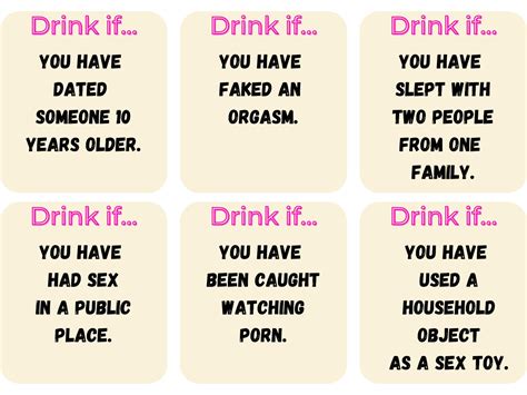 Drinking Card Games | Adult Drinking Games pdf | Drink If Bachelorette ...