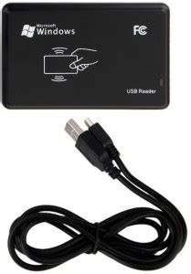 PremiumAV MST-566 USB Proximity Sensor Smart RFID ID Card Reader (Black ...
