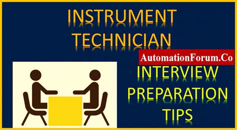 Interview Preparation for Instrumentation and control technician