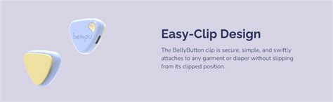 Bempu Bellybutton Baby Movement Monitor for Peace of Mind with Gentle ...
