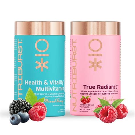 Nutriburst Beauty and Wellness Combo: Health & Vitality Multivitamin ...